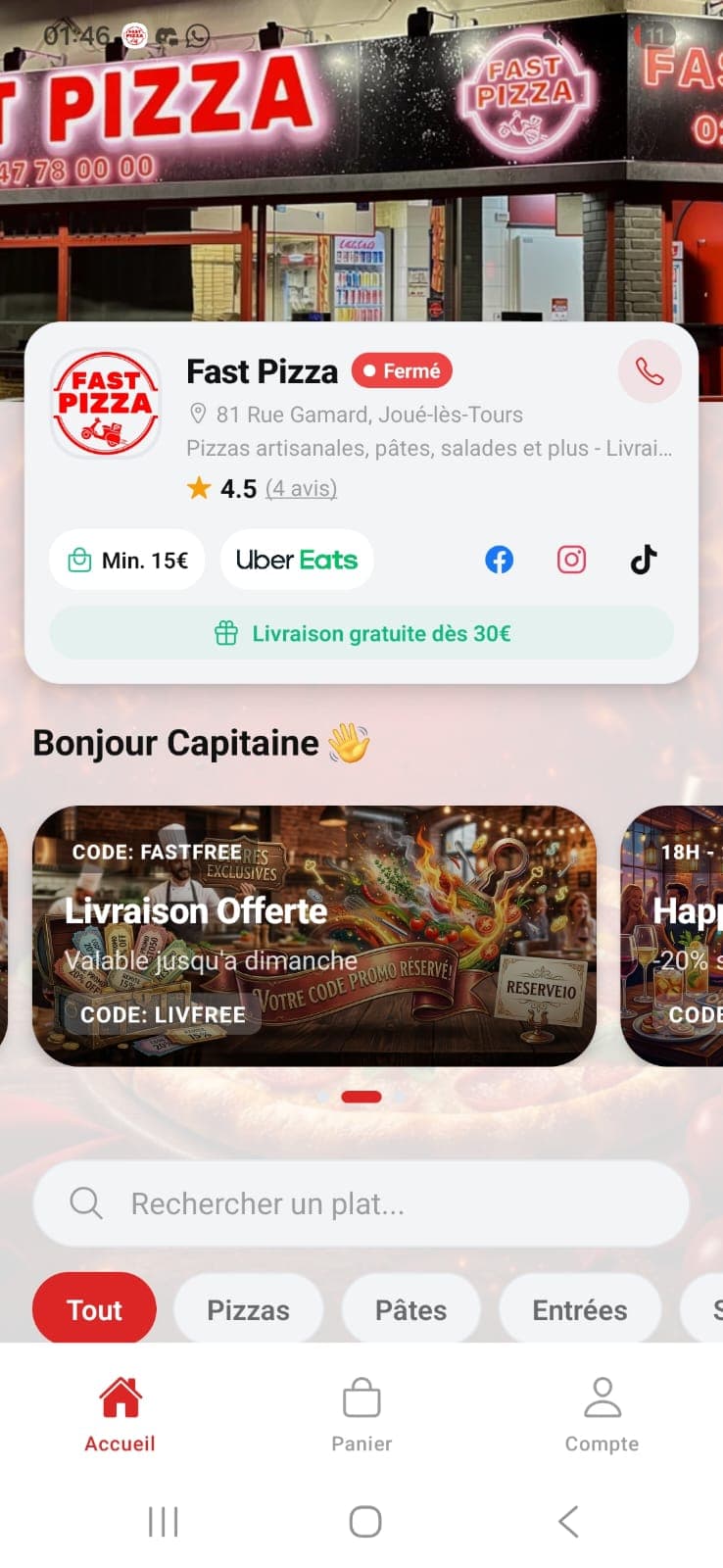 App mobile Deli-Free